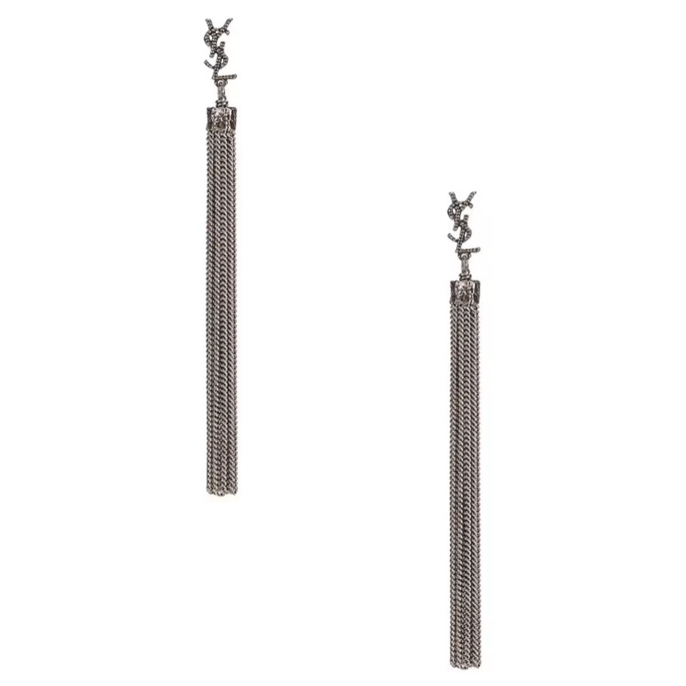 YSL Loulou Chain Earrings